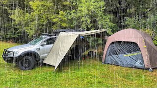 Yağmurda Araba Kampı - Mükemmel Araba Çadırı