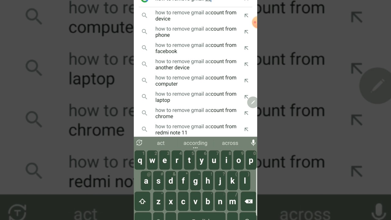 how to remove google account from android phone shorts how to remove google account from android phone shorts