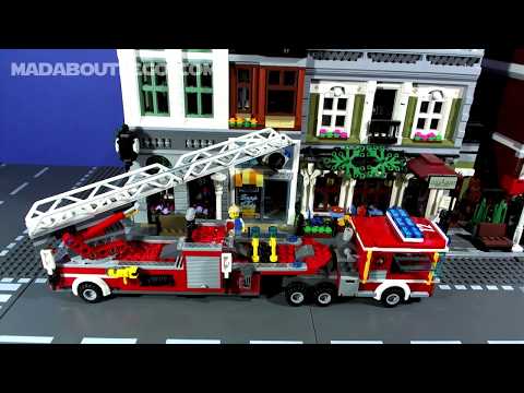 lego city 60110 fire station speed build