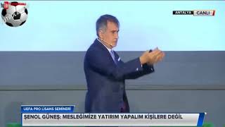 Şenol Güneş Uefa Pro Lisans Semineri Konuşması 9 Ocak 2018 Youtube