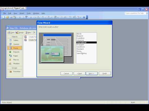 1.2 Creating a Simple Form in Microsoft Access