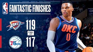 Thrilling 3Ot Finish Between The Thunder And 76Ers December 15, 2017