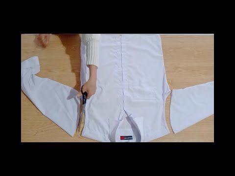 Tái chế áo cũ thành thời trang đẹp thật không ngờ