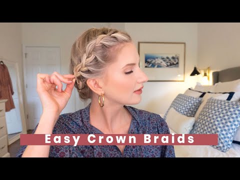 Crown Braid Tutorial for Short Hair