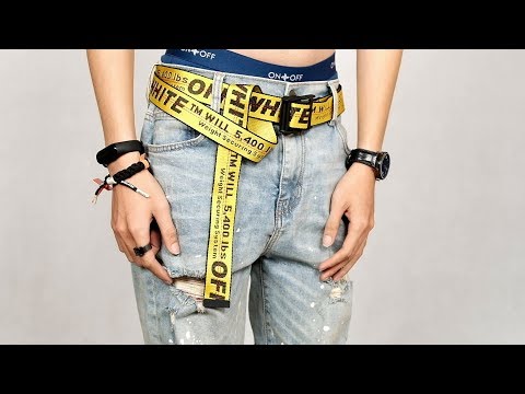 Thắt lưng Off White và những cách đeo cơ bản