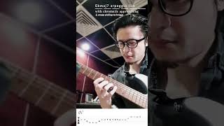 Morning guitar exercise - Ebmaj7 arpeggio lick (sweep picking + chromatic approaching) | Kit Tang