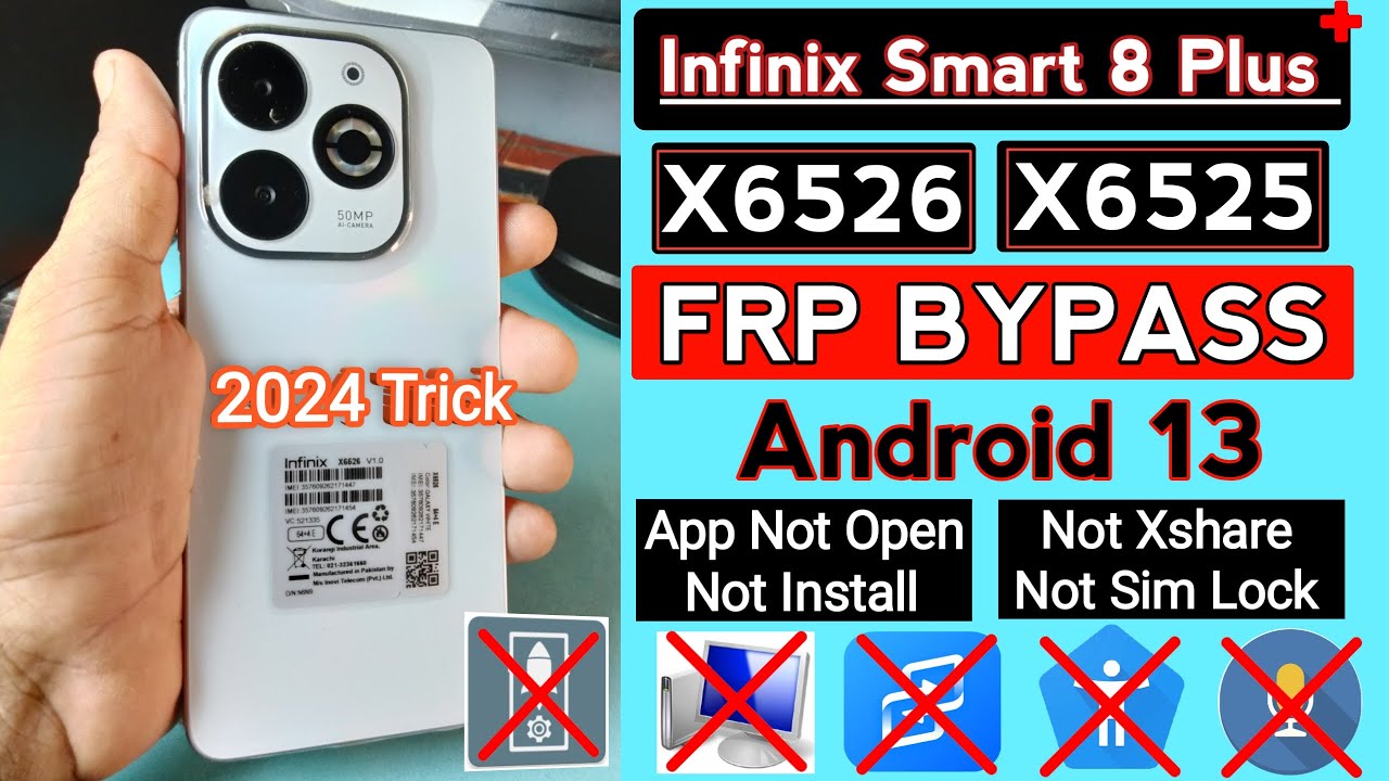 Infinix Smart 8 Plus Frp Bypass – New Security 2024 | Infinix Smart 8 Plus Frp Bypass – New Security 2024 |