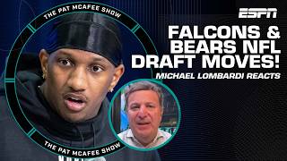 Michael Lombardi on Michael Penix Jr. to the Falcons \& the Bears’ Draft moves | The Pat McAfee Show