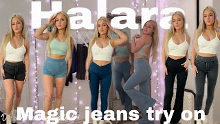 Halara Magic Jeans Try On Haul! | The Best Figure Hugging Jeans