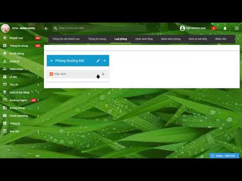 Hướng dẫn sử dụng phần mềm quản lý khách sạn ezCloudhotel - Cấu hình