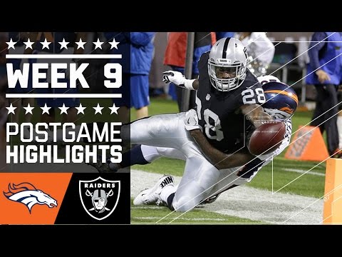 Broncos Vs Raiders Nfl Week 9 Game Highlights Broncos Vs Raiders Nfl Week 9 Game Highlights