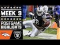 Broncos vs. Raiders (Week 9) | Game Highlights | NFL