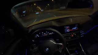 300hp BMW G20 320i Cold Start | Sohbet Tadında Gece Pov Sürüş |  Bol Filtre & Bu