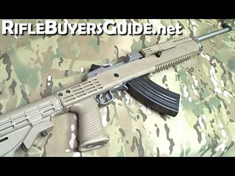 Quick look at the Ruger Mini-30 ranch rifle that shoots the 7.62x39 ammo 