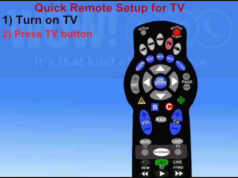 How To Program Your Universal Remote To Your Tv