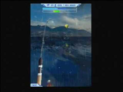 This is a gameplay video of the fishing game Hooked On: Creatures Of The Deep for the new N-Gage gaming platform (N-Gage Next Gen / 2.0).