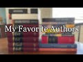 Let’s talk about my favorite authors