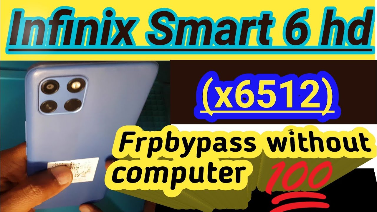 Infinix Smart 6 HD Frp Bypass | Infinix X6512 Google Infinix Smart 6 HD Frp Bypass | Infinix X6512 Google