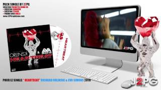 Single - Heartbeat - Richard Orlinski & Eva Simons (Design - Promoweb by J2PG)