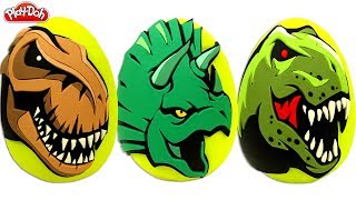 3 Dinozor Sürpriz Yumurta Oyun Hamuru Dinozor Oyuncakları Slime Yumurtalar