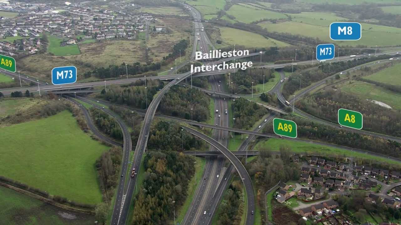 M8 M73 M74 Motorway Improvements - YouTube