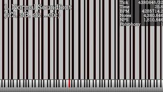 Rnd Delay Comparison Black Midi? Mynut.mid - 224 16M Notes