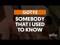 Somebody That I Used To Know - Gotye (aula de violão)