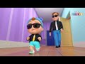We Fix The Car Together with Daddy | Little Angel Kids Songs and Nursery Rhymes