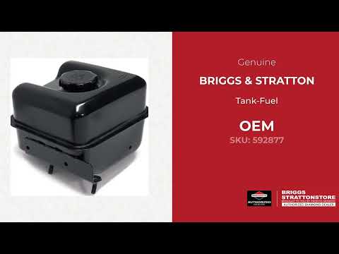 592877 Tank-Fuel - Briggs and Stratton - Genuine OEM Part 592877 Tank-Fuel - Briggs and Stratton - Genuine OEM Part