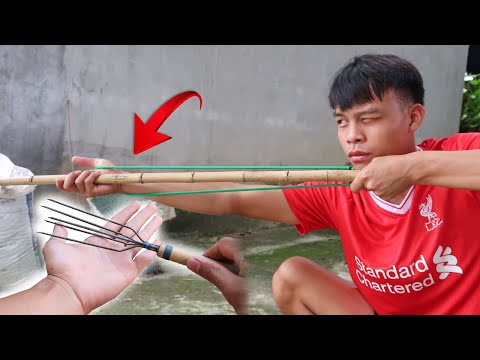 Chế Tạo Rỉa Đâm Cá Từ Đũa Xe Đạp ( DIY Crafting a fishing spear) Lạ Vlog
