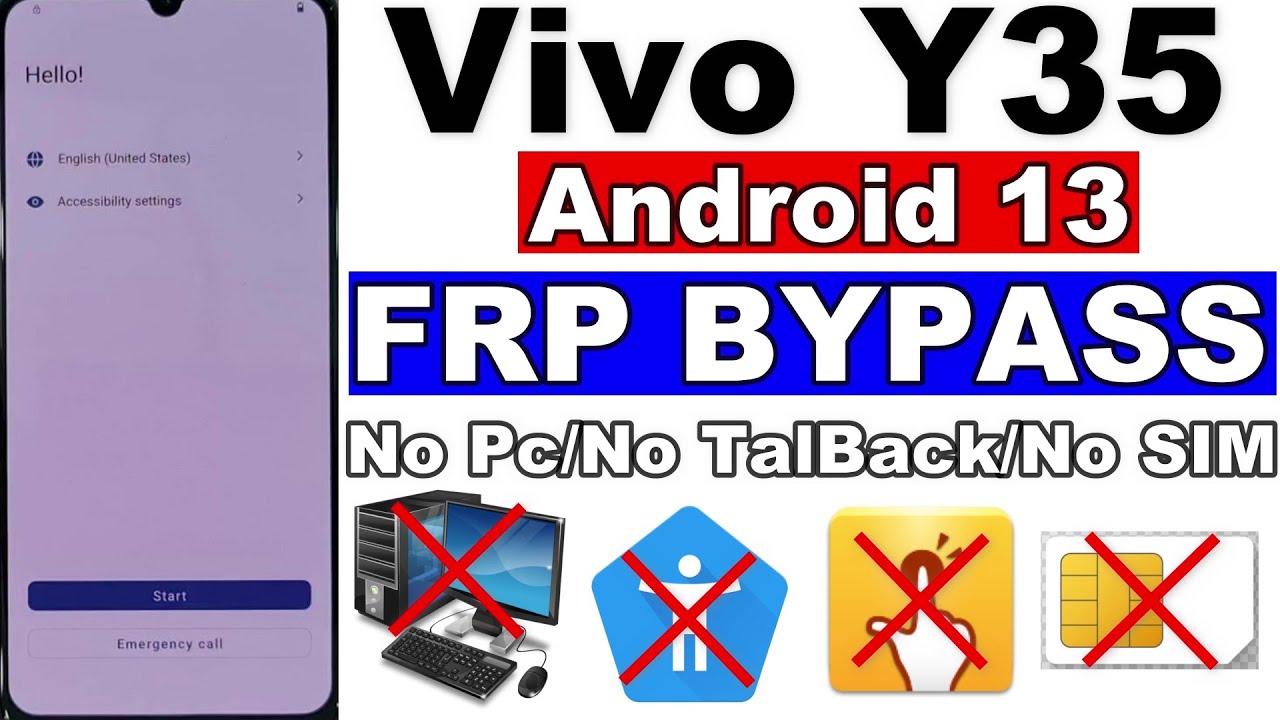 Vivo Y35 FRP Bypass Android 13 | Vivo Y35 Google Account Vivo Y35 FRP Bypass Android 13 | Vivo Y35 Google Account