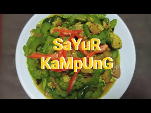 sayur peria goreng bersama tempe.🥰nikmat luar biasa bila sentiasa mensyukuri❤️