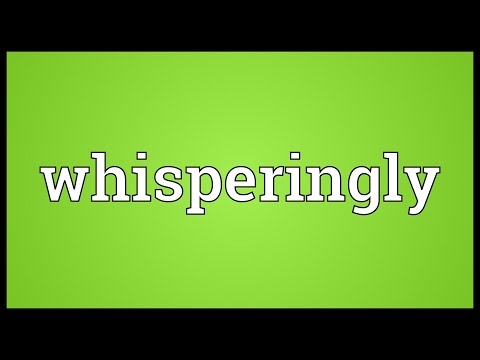Header of whisperingly