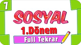 7. Sınıf Sosyal Bilgiler 1. Dönem  Tekrar ♻ #2022