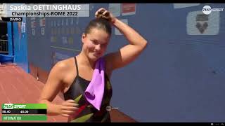 Daphne Wils L Christina Wassen 1M Spingboard L Championships Rome 2022