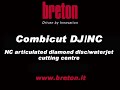 Breton Combicut DJ/NC - cutting machine marble granite compound stone saw waterjet diamond blade