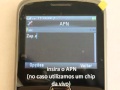 Foto pequena Motorola EX115 como configurar APN