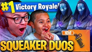 *NEW* STINK BOMB COMING TO FORTNITE BATTLE ROYALE! NEW SKIN IS WILD! 9 YEAR OLD PLAYS DUOS WITH ZURG