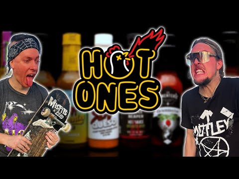 Eating Spicy Wings While Trying to Skate!? | Hot Ones