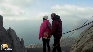 Вероника Ilias-kay Rope jumping with Skyline x-team in Crimea