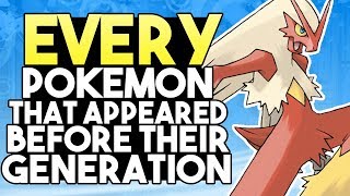 EVERY Pokemon That Appeared Before Their Generation (Anime and Movies)