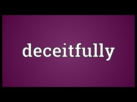 Header of deceitfully