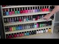 Nail Polish Collection + Storage (Tracy's)