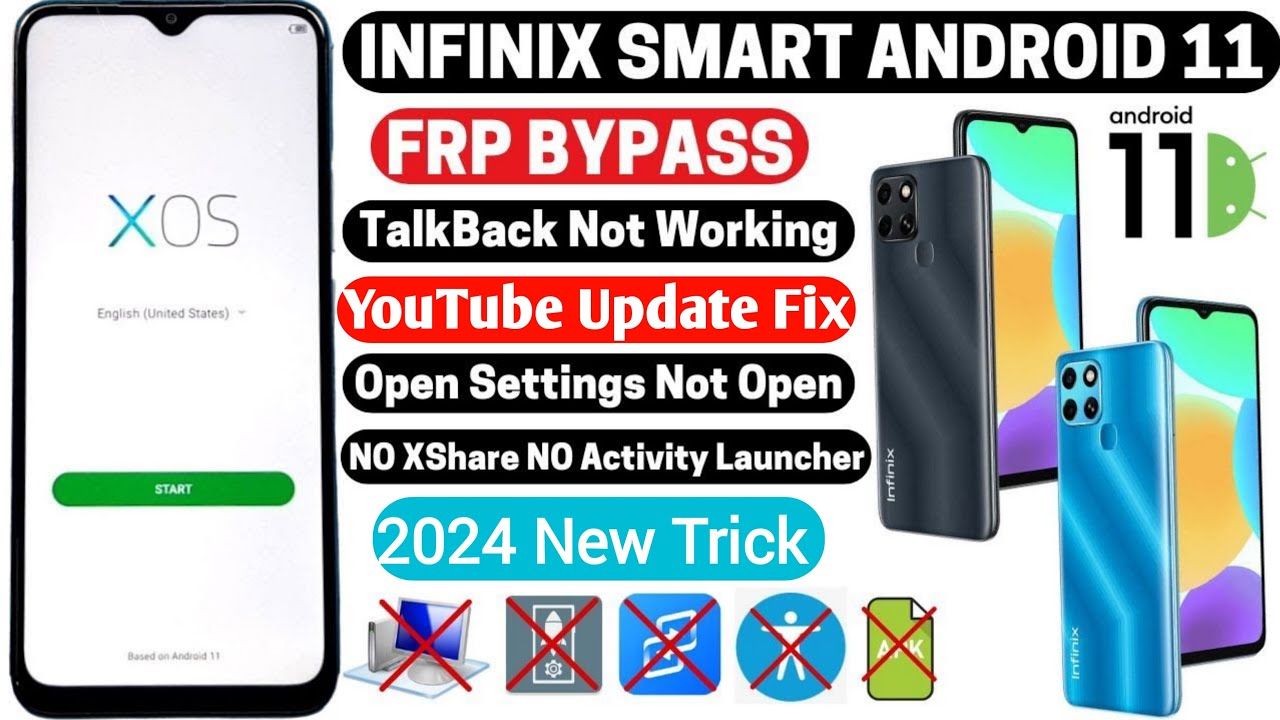 All Infinix Smart Android 11 Frp Bypass 2024| No XShare All Infinix Smart Android 11 Frp Bypass 2024| No XShare