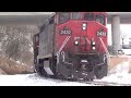 Railfanning Bayview Junction/Cowpath in Hamilton, Ontario part 2. 1/22/2011