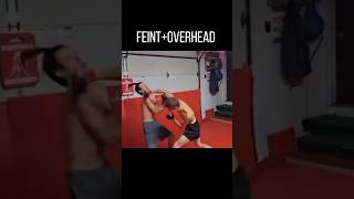 Feint + Overhead #Boxing #Boxer #Mma #Training #Fighter #Mma #Training #Usa #Australia  #Lesson