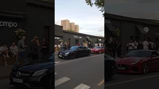 Jaguar F-Tape And Mercedes Cls63 Amg Мой Тгк Carspottsbest