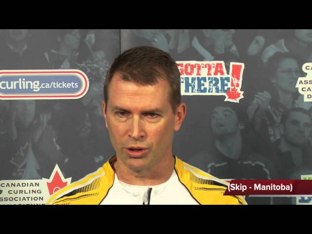 Draw 4 Media Scrum - 2014 Tim Hortons Brier