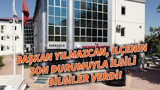 Pazarcık Belediye Başkanı İbrahim Yılmazcan, İlçenin Son Durumuyla İlgili Bilgiler Verdi.