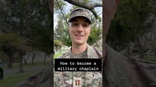 How To Become A Military Chaplain